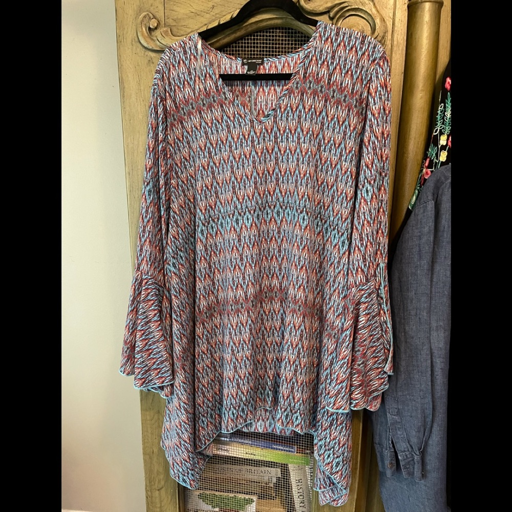 3X women’s New Directions flowy tunic/blouse for Fall.